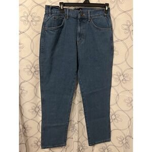 Mission‎ Ridge 32x30 Rugged Denim Workwear Mens Light Blue Jeans Straight Leg
